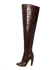 Croc Effect Canalazzo Over The Knee Boots 39 Barrel