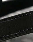 Coated Canvas La Greca Signature Black Gray