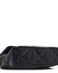 Lambskin Quilted Large CHNL 19 Flap Navy Blue