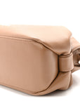 Supple Lambskin Bow Pouch Camel