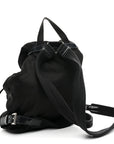 Tessuto Nylon Vela Cinch Backpack Black