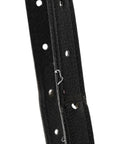 Grainy Calfskin House Check Small Canterbury Black