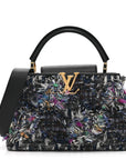 Tweed Calfskin Capucines MM Multicolor