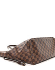 Damier Ebene Neo Neverfull MM Rose Ballerine