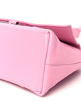 Semi Shiny Smooth Calfskin Small Downtown Shoulder Bag Candy Pink