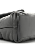 Lambskin Quilted Toy Loulou Puffer Monogram Chain Satchel Fog
