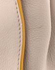 Vitello Seta Burro Medium Peekaboo Iconic Satchel Grigio Polvere Mattone