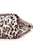 Nylon Leopard Print Changing Bag Brown