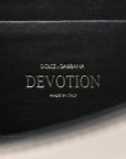 Metallic Calfskin Small Devotion Crossbody Bag Silver