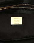 Shearling Vitello Dolce Macro FF 1974 Baguette Tobacco Black