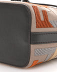 Kuban Canvas Vitello King F is FNDI FF Embroidered Mini Mon Tresor Bucket Bag Tartufo Ebano Multicolor