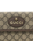 GG Supreme Monogram Neo Vintage Web Belt Bag Brown