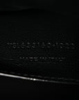 Crinkled Lambskin Matelasse Monogram Baby Niki Chain Satchel Black