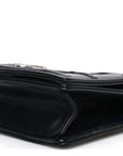 Lambskin Baby D1ORama Flap Bag Black