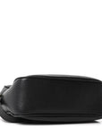Pebbled Calfskin Small Soho Disco Bag Black