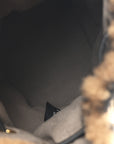 Shearling Vitello Dolce F is FNDI Macro FF 1974 Mini Mon Tresor Bucket Bag Tobacco Black