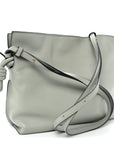 Calfskin Mini Flamenco Knot Clutch Ash Grey