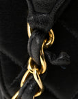Lambskin Quilted Medium Single Flap Black