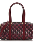 GG Shadow Monogram Ophidia Top Handle Bowler Bag Rosso Ancora Red