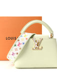 LV X TM Taurillon Mini Capucines Green