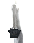 Smooth Calfskin Micro Luggage Black