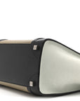 Bullhide Drummed Calfskin Micro Tri-Color Luggage Antarctic
