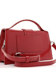 Glazed Calfskin Le Grand Bambino Red