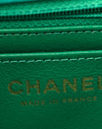 Aged Calfskin Quilted 2.55 Reissue Mini Flap Green