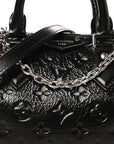 Calfskin Monogram Saga Speedy Trunk 20 Black