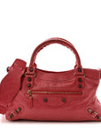 Agneau Giant 12 Rose Gold Hardware First Grenadine