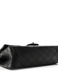 Aged Calfskin Quilted 2.55 Reissue 225 Flap Black
