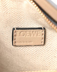 Calfskin Mini Woven Puzzle Bag Beige White