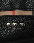 Grainy Calfskin Note Crossbody Bag Black