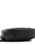 Grain De Poudre Matelasse Monogram Mini Lou Camera Bag Black