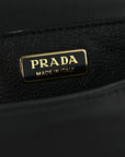 City Calfskin Ostrich Cahier Bag Fuoco Black