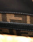 X VERSACE Vitello King Catalan Mirror Plexiglass Fendace FF Baroque Logo Mini FNDI Sunshine Shopper Tote Black Gold