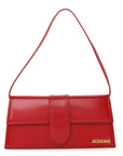 Glazed Calfskin Le Bambino Long Red