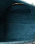 Patent Cannage Mini Lady Dor Blue