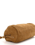Suede Pouch Olive Green