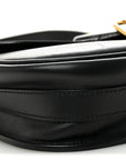 Box Calfskin Medium Bobby Flap Black