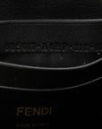 Shearling Vitello Dolce Macro FF 1974 Mini Baguette Tobacco Black