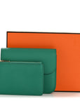 Epsom Constance Slim Wallet Vert Jade
