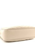 Calfskin Matelasse Monogram Lou Camera Bag Crema Soft