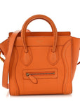 Goatskin Nano Luggage Orange