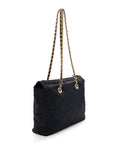 Nylon Tessuto Impuntu Quilted Tote Baltico