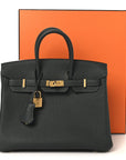 Togo Birkin 25 Vert Fonce