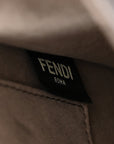 Vitello Century F is FNDI Bi-Color FF 1974 Embossed Kan I Shoulder Bag Fragola Maya Black