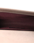 Calfskin Chevron Quilted Small Boy Flap Dark Beige