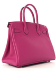 Togo Birkin 30 Rose Pourpre