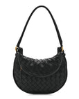 Nappa Intrecciato Small Gemelli Black